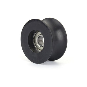 U-Shaped Grooved Wheel Nylon Coated Plastic Coated Bearing Pulley