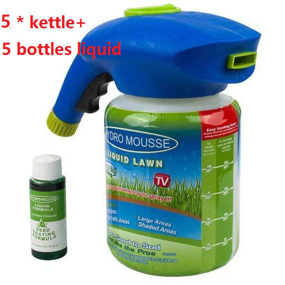 Liquid Lawn System Hydro Foam Professional Household Hydro Seeding Spray Device For Seed Care Garden Tools Home Garden Mousse