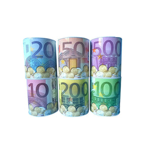 Creative Cylindrical Currency Piggy Bank