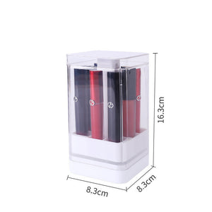 Press The Lifting Lipstick Storage Box Desktop Dust-proof Belt Cover
