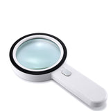 One Eye 30 Times Handheld Magnifying Glass 60 Double Lenses 125MM
