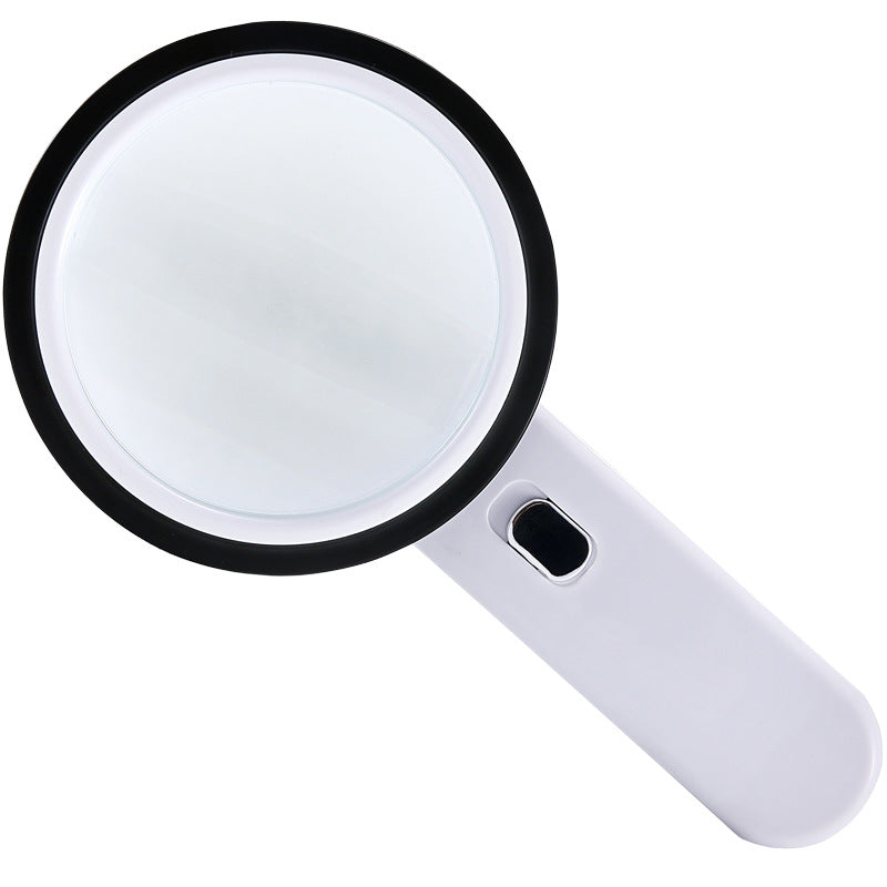 One Eye 30 Times Handheld Magnifying Glass 60 Double Lenses 125MM