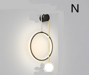Wall Lamp, Bedside Lamp, Free Wiring Aisle Lamp