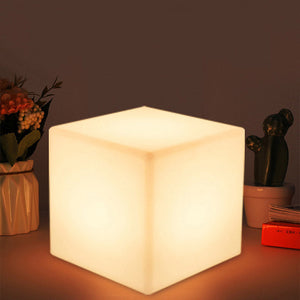 Cube Restaurant Atmosphere Table Lamp Luminous Square Decorative Table Lamp