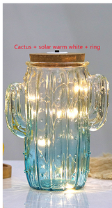 Cactus Glass Craft Chandelier Luminous Craft