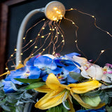 LED Vines Light Solar Fairy String Light Outdoor Waterproof Copper Wire DIY Decora Holiday Party Wedding Garden Room
