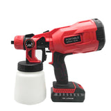 Cordless power tool paint spraying machine
