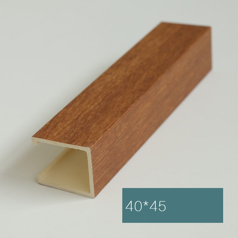 Ecological wood ceiling material 40*45U type buckle