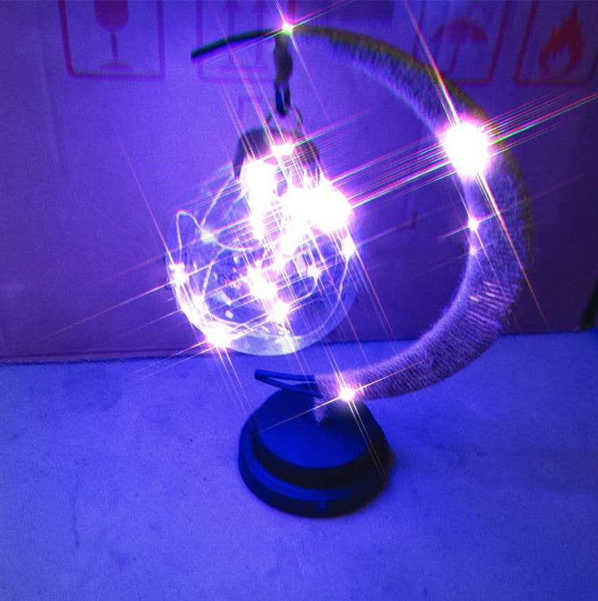 LED moon ball shape lamp girl heart wishing ball