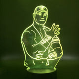 Wrestler Creative 3D Night Light Colorful Touch LED