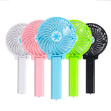 Portable Mini Hand Fan USB Rechargeable Foldable Handheld Fan