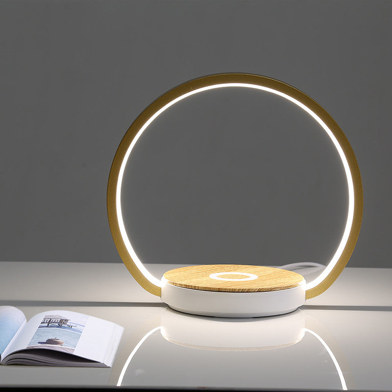 Mobile phone wireless charging induction lamp
