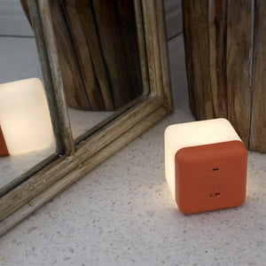 HBK Rubik's Cube Fun Flip Timed Night Light Small Table Lamp