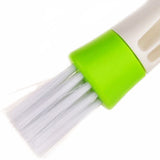 Double head with rag blinds cleaning brush household dusting brush dashboard keyboard brush