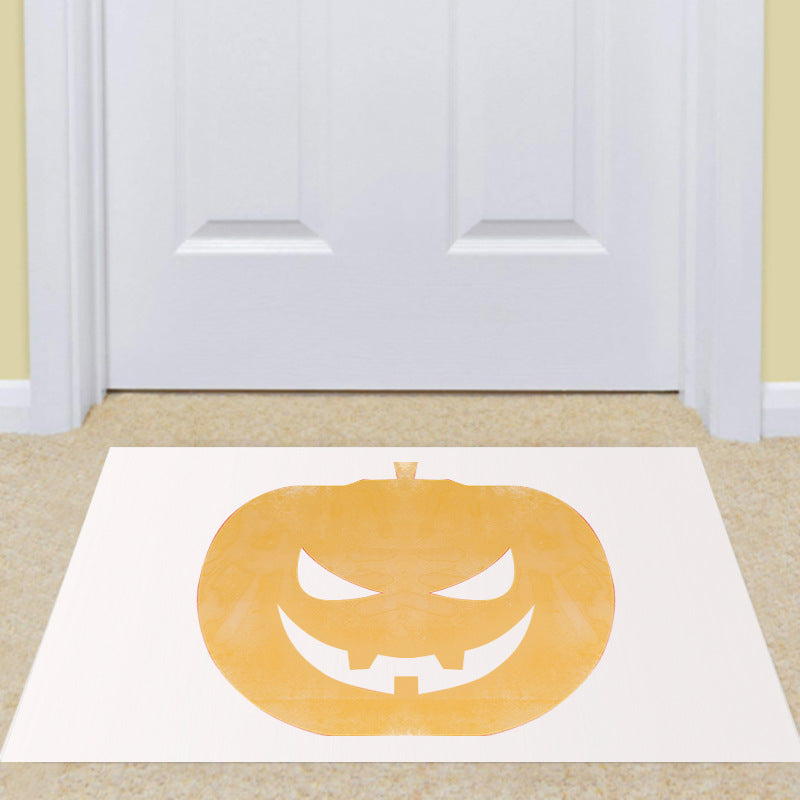 Halloween foot mat bath mat white color-changing carpet