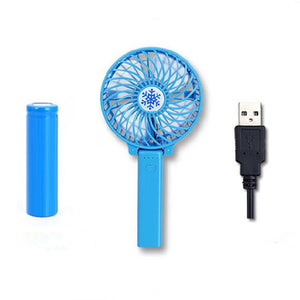 Portable Mini Hand Fan USB Rechargeable Foldable Handheld Fan