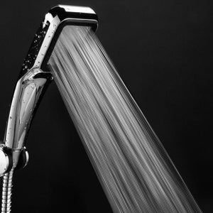 Hand-held pressurized shower