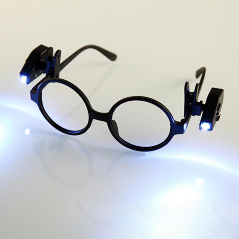 Mini LED Flashlight Glasses Light Adjustable LED Light New Eyeglass Clip Light