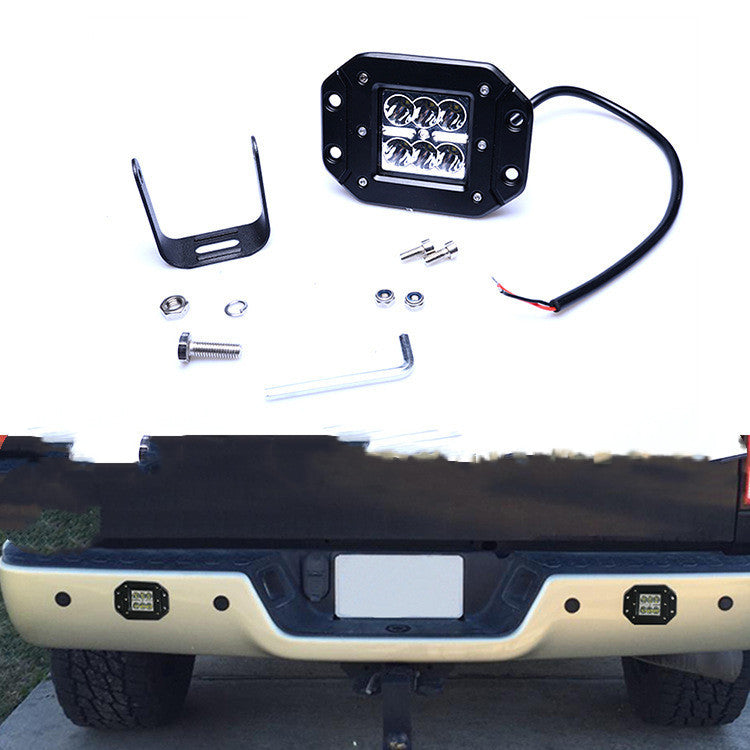Car Off-Road Modified LED Front Bumper And Rear Bumper Shot