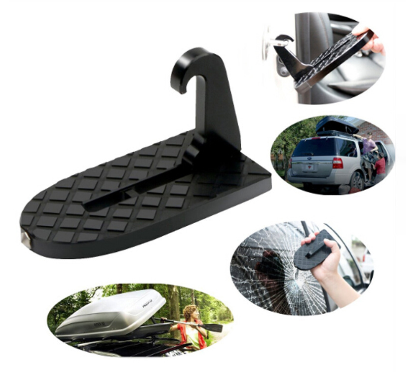 Car assist pedal Easy to operate on the roof work door hook roof pedal