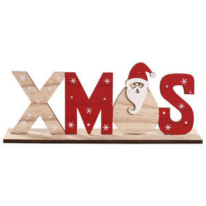 Christmas wooden ornament