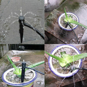 360 degree adjustable flow drip irrigation device