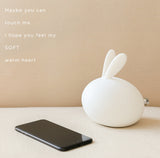 Lamp Rabbit Charging Environmental Friendly Soft Silicone USB Eye Care Night Light Cute Child Bedside Table