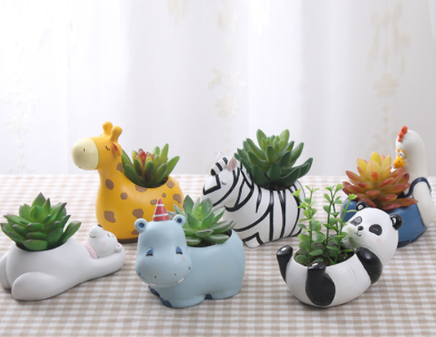 Creative Cartoon Animal Succulent Plant Pot