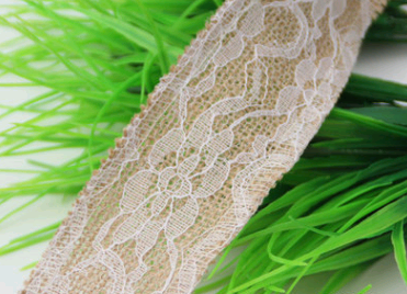 Lace 5CM wide linen roll DIY handmade Christmas decoration linen wedding crafts