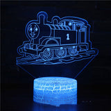 LED colorful touch remote control night light