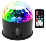 D 9 Color USB Bluetooth Sound Control Music Magic Ball DJ Stage Light