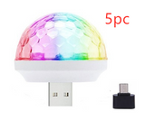 Light Stage Effect USB 5V Disco Ball DJ Party Holiday Lighting Christmas Projector