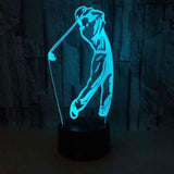 Hockey player series creative 3DLED night light