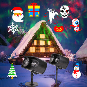 Binoculars Do Not Change Cards Built-in Christmas Halloween Lights