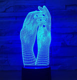 A variety of colorful LED night lights
