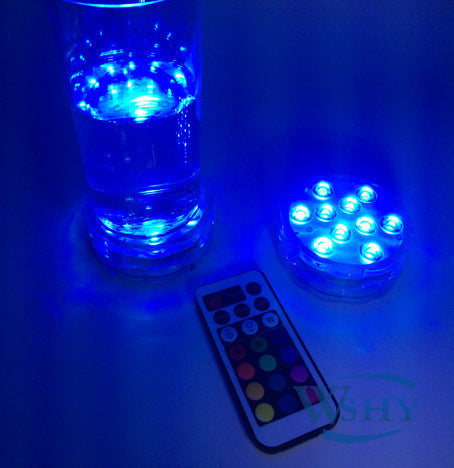 Light round candle lamp, LED for battery submersible lamp, waterproof candle lamp, decorative electronic candle lamp