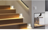 Infrared human induction LED staircase night light