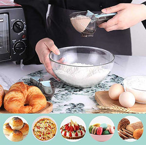Adjustable Measuring Cups and Spoons 2 Piece Sets Magnetic Scoop