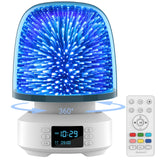 Atmosphere Colorful Type-c Fireworks Projection Night Light