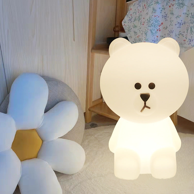 50CM Big Bear Table Lamp Ins Bedroom Sleep Princess Net Red Bedside