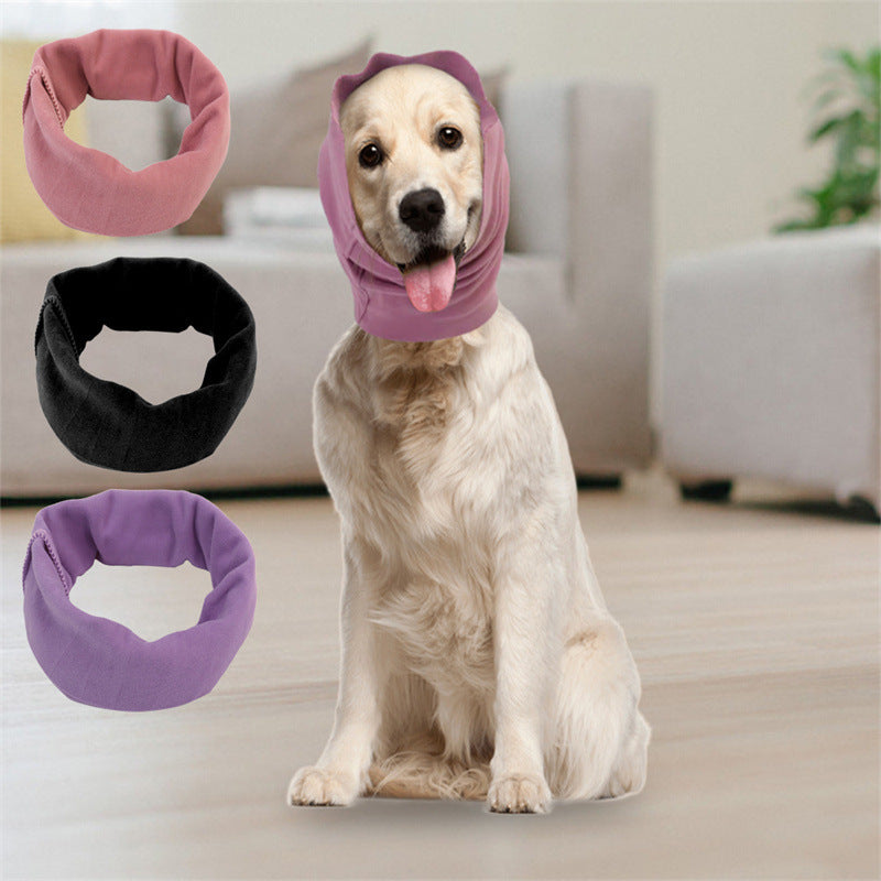 Calming Dog Ears Cover For Noise Reduce Pet Hood Earmuffs For Anxiety Relief Grooming Bathing Blowing Pets Drying