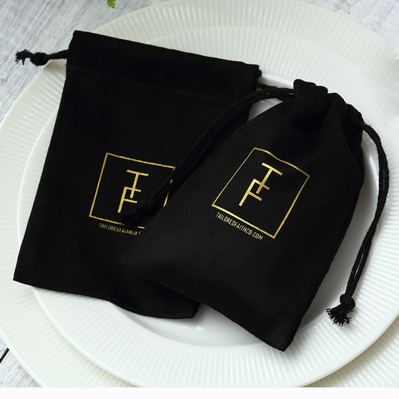 Flannel Jewelry Packaging Drawstring Drawstring Pocket Mobile Power Earphone Storage Bag