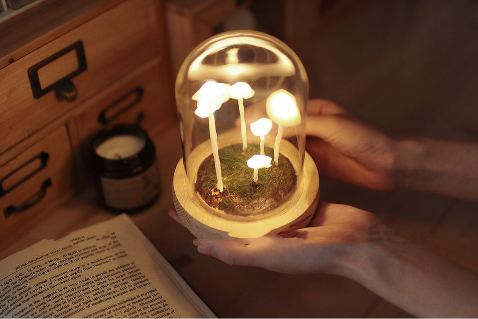 Original Cute Retro Mushroom Night Light Diy Material Package Decoration Birthday Gift