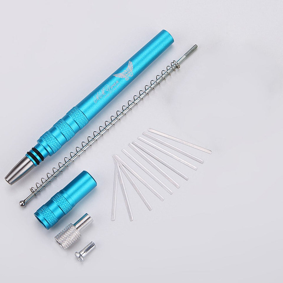 DIY Durable Stainless Steel Haircut Pen 20Pcs Blades Salon Razor Shaving Pen for Eyebrow Beard Hair Styling Accessory