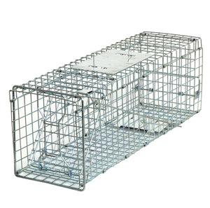 24" Animal Trap Humane Steel Cage for Small Live Rodent Squirrel