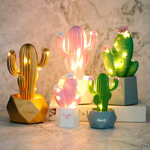 Cactus night light