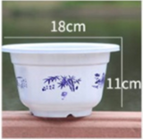 High quality thick plastic round flower pot