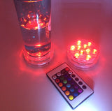 Light round candle lamp, LED for battery submersible lamp, waterproof candle lamp, decorative electronic candle lamp