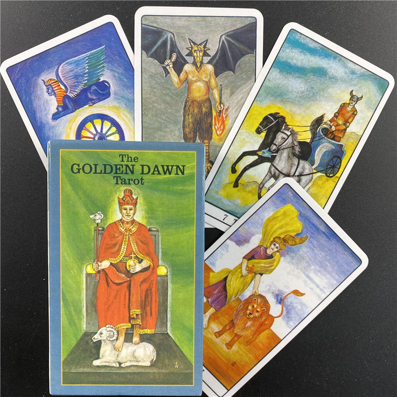 The Golden Dawn Tarot Oracle Cards English Version Party Holiday Entertainment Desk Game Cards