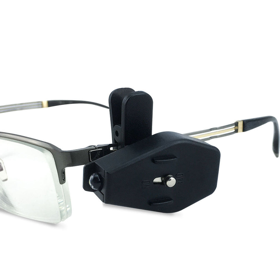 Mini LED Flashlight Glasses Light Adjustable LED Light New Eyeglass Clip Light